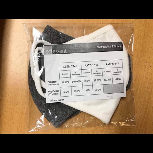 😷 Set of 5 Reusable Antibacterial Face Mask - Picture 6 of 12